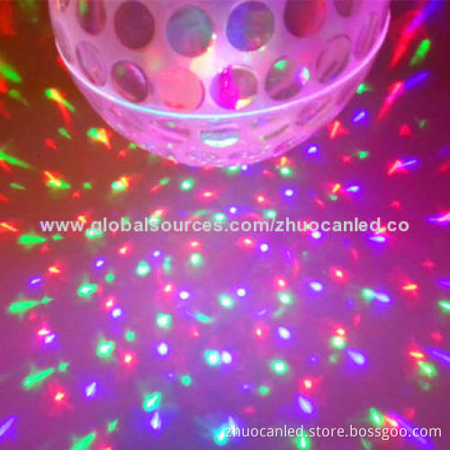 Hot sale LED RGB 3W low power crystal ballsNew